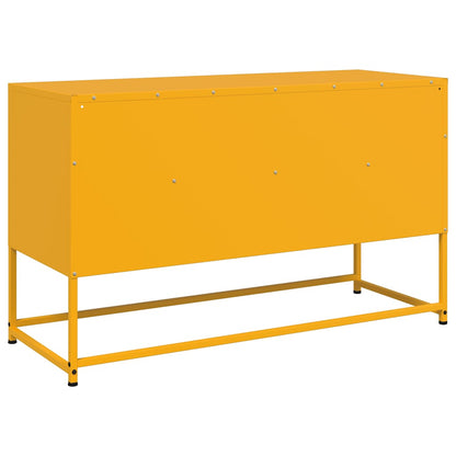 TV Cabinet Mustard Yellow 100.5x39x60.5 cm Steel