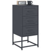 Bedside Cabinet Anthracite 36x39x78 cm Steel