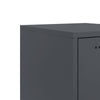 Bedside Cabinet Anthracite 36x39x78 cm Steel