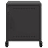 Bedside Cabinet Black 36x39x43.5 cm Steel