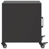 Bedside Cabinet Black 36x39x43.5 cm Steel