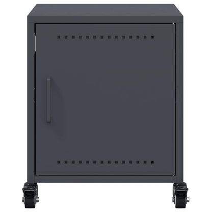 Bedside Cabinets 2 pcs Anthracite 36x39x43.5 cm Steel