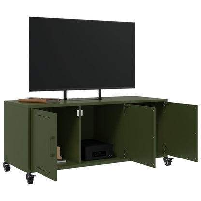 TV Cabinet Olive Green 100.5x39x43.5 cm Cold-rolled Steel