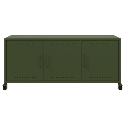 TV Cabinet Olive Green 100.5x39x43.5 cm Cold-rolled Steel