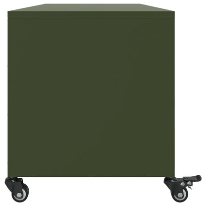 TV Cabinet Olive Green 100.5x39x43.5 cm Cold-rolled Steel