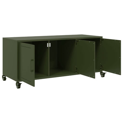 TV Cabinet Olive Green 100.5x39x43.5 cm Cold-rolled Steel