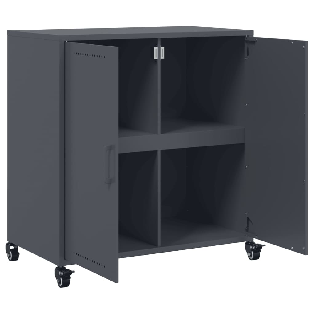 Sideboard Anthracite 68x39x72 cm Steel