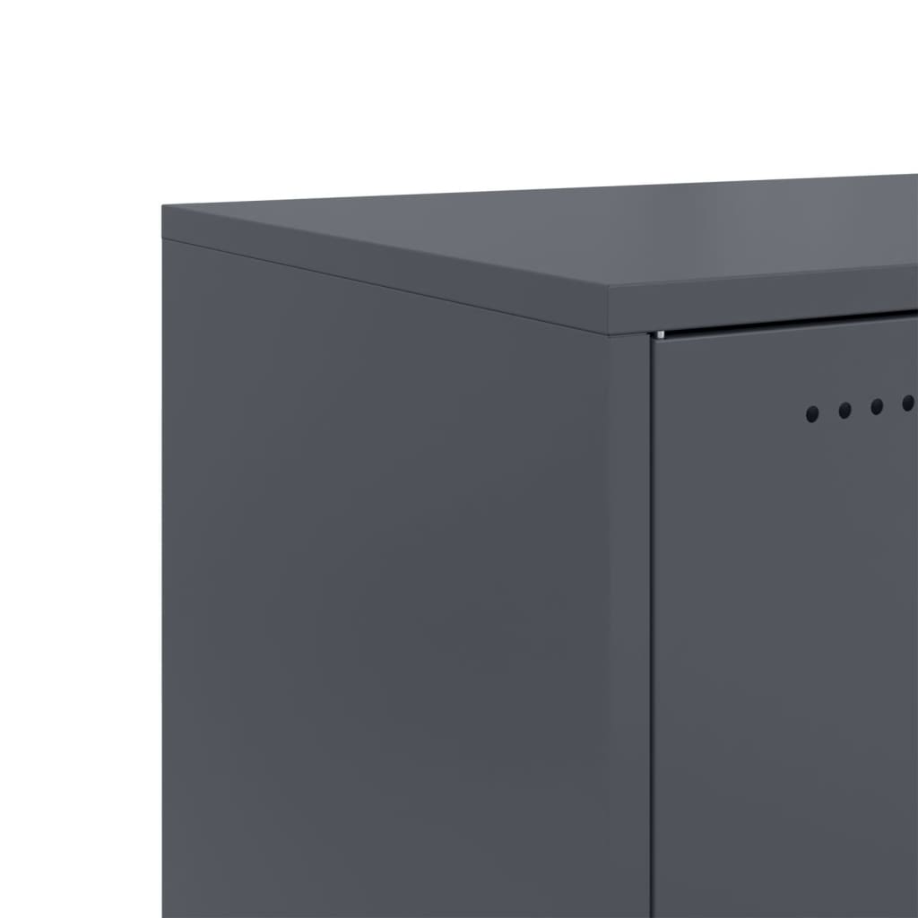 Sideboard Anthracite 68x39x72 cm Steel