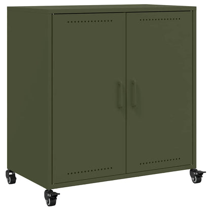 Sideboard Olive Green 68x39x72 cm Steel