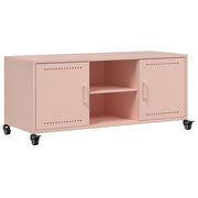 TV Cabinet Pink 100.5x39x43.5 cm Steel