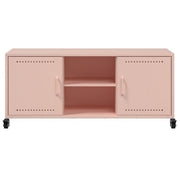 TV Cabinet Pink 100.5x39x43.5 cm Steel