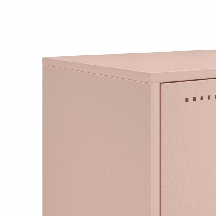 TV Cabinet Pink 100.5x39x43.5 cm Steel