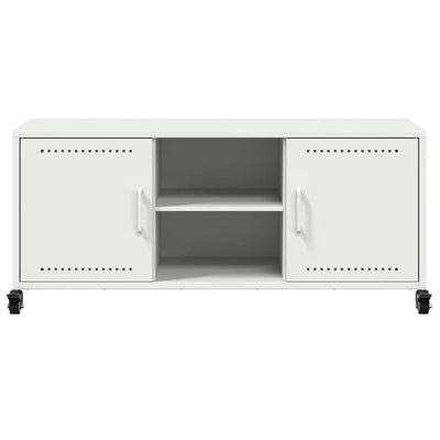 TV Cabinet White 100.5x39x43.5 cm Steel