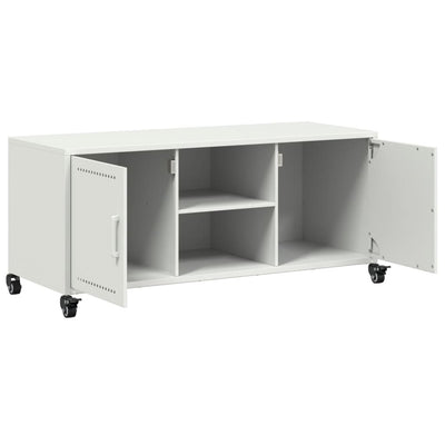 TV Cabinet White 100.5x39x43.5 cm Steel