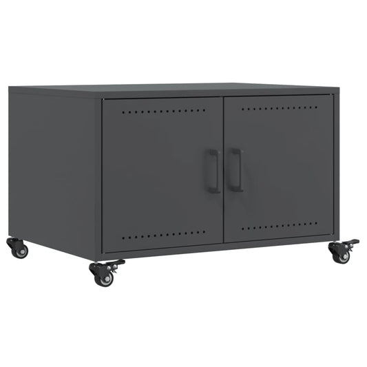Coffee Table Anthracite 68x50x43.5 cm Steel