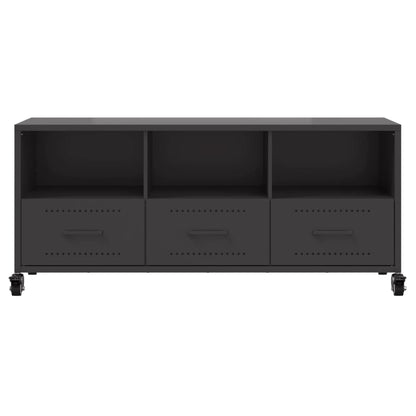 TV Cabinet Black 100.5x39x43.5 cm Steel