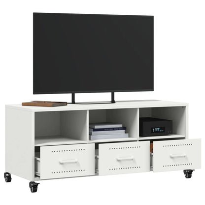 TV Cabinet White 100.5x39x43.5 cm Steel