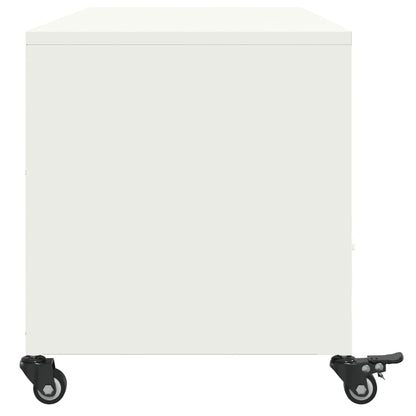TV Cabinet White 100.5x39x43.5 cm Steel