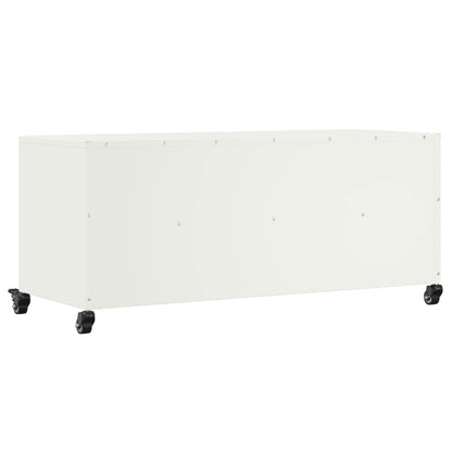 TV Cabinet White 100.5x39x43.5 cm Steel