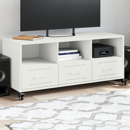 TV Cabinet White 100.5x39x43.5 cm Steel