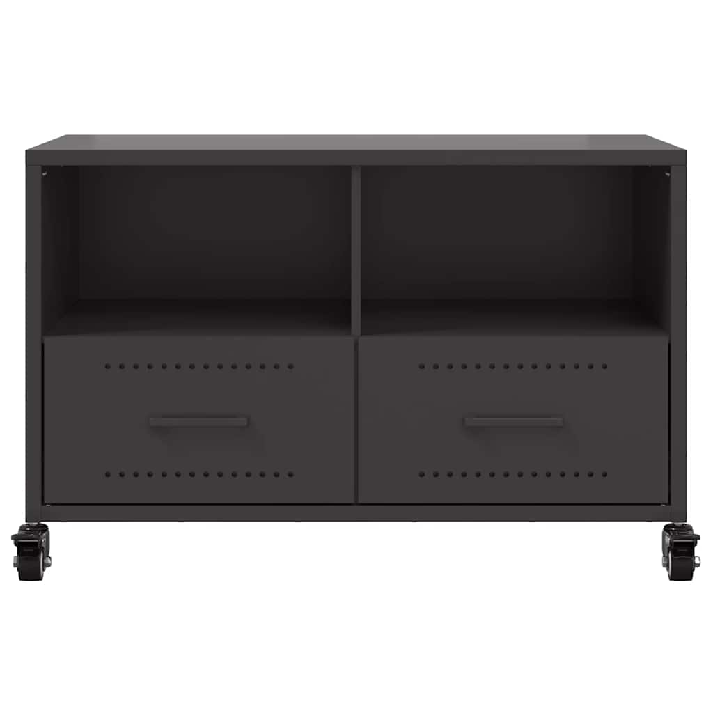 TV Cabinet Black 68x39x43.5 cm Steel