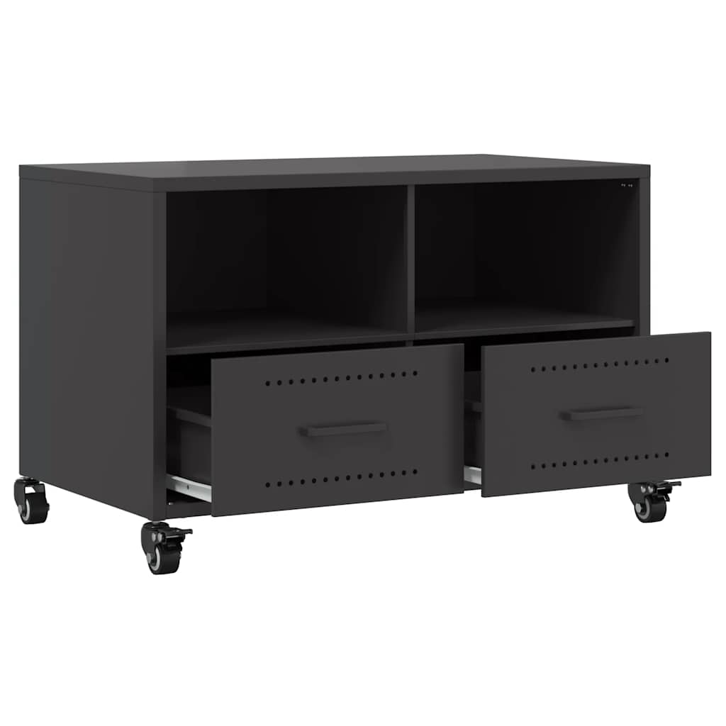 TV Cabinet Black 68x39x43.5 cm Steel