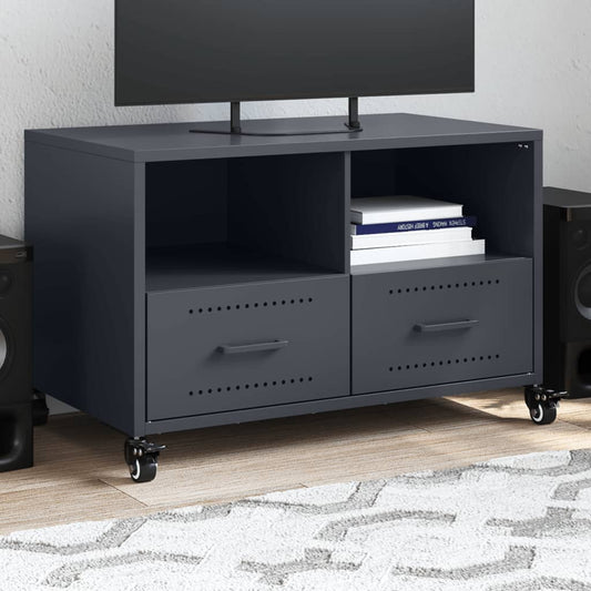 TV Cabinet Anthracite 68x39x43.5 cm Steel