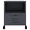 Bedside Cabinet Anthracite 36x39x43.5 cm Steel