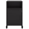Bedside Cabinet Black 36x39x59 cm Steel