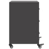 Bedside Cabinet Black 36x39x59 cm Steel