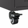 Bedside Cabinet Black 36x39x59 cm Steel