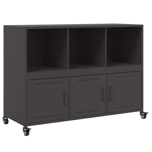 Sideboard Black 100,5x39x72 cm Steel