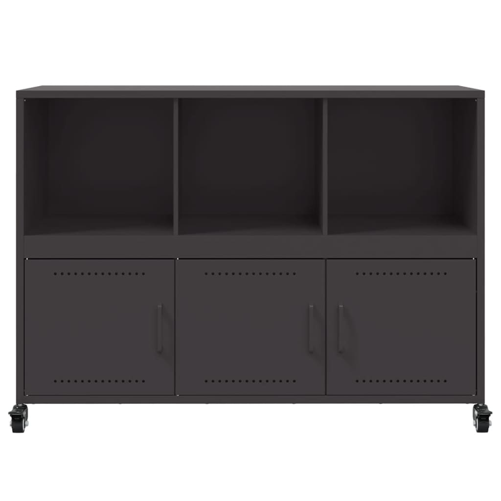 Sideboard Black 100,5x39x72 cm Steel