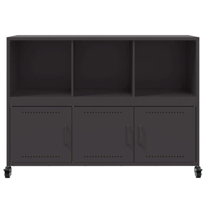 Sideboard Black 100,5x39x72 cm Steel
