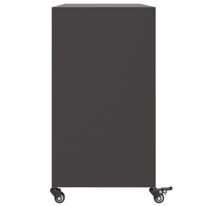 Sideboard Black 100,5x39x72 cm Steel