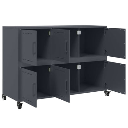 Sideboard Anthracite 100.5x39x72 cm Steel