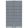 Wheelie Bin Storage for Single Bin Grey 69x79x117 cm Steel