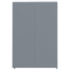 Wheelie Bin Storage for Single Bin Grey 69x79x117 cm Steel