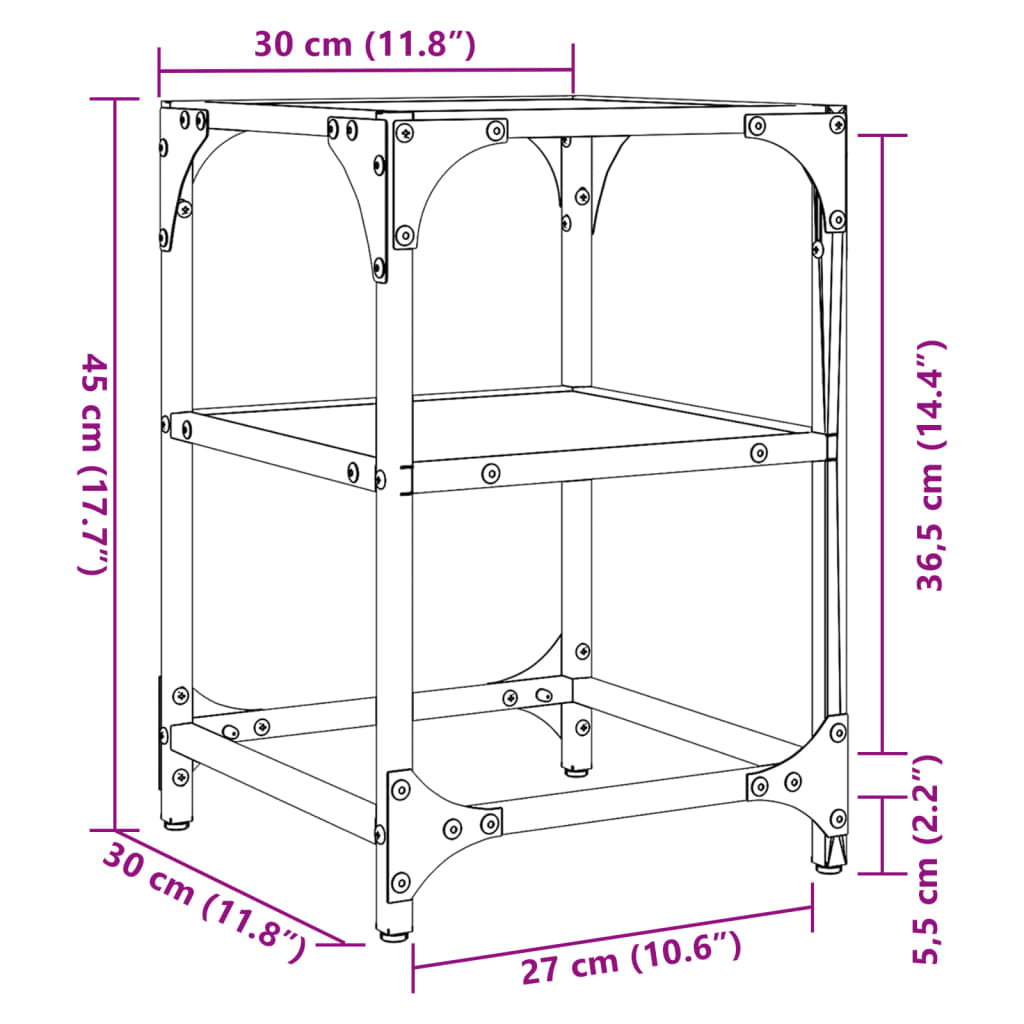 Coffee Table | Transparent glass