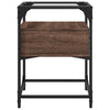 Bedside Cabinet Brown Oak 40x40x55 cm Engineered Wood