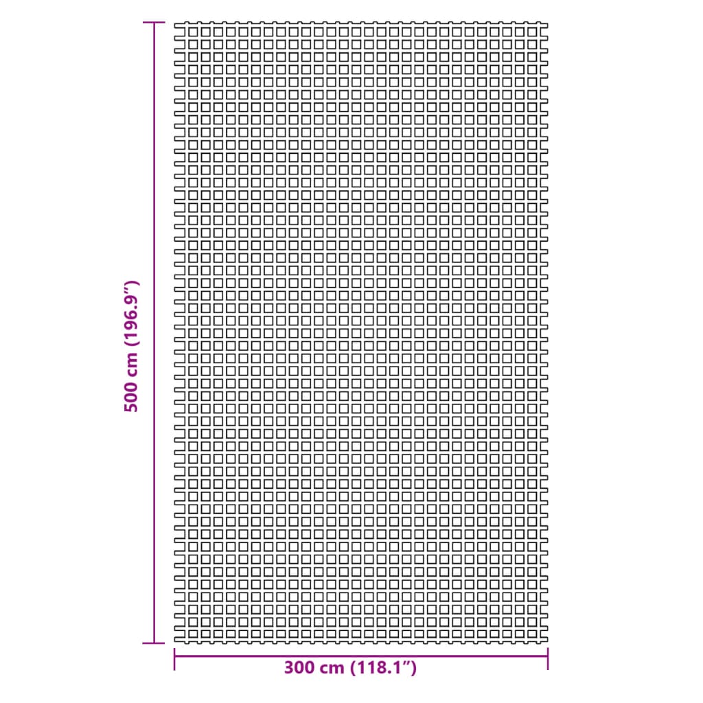Tent Carpet Anthracite 5x3 m