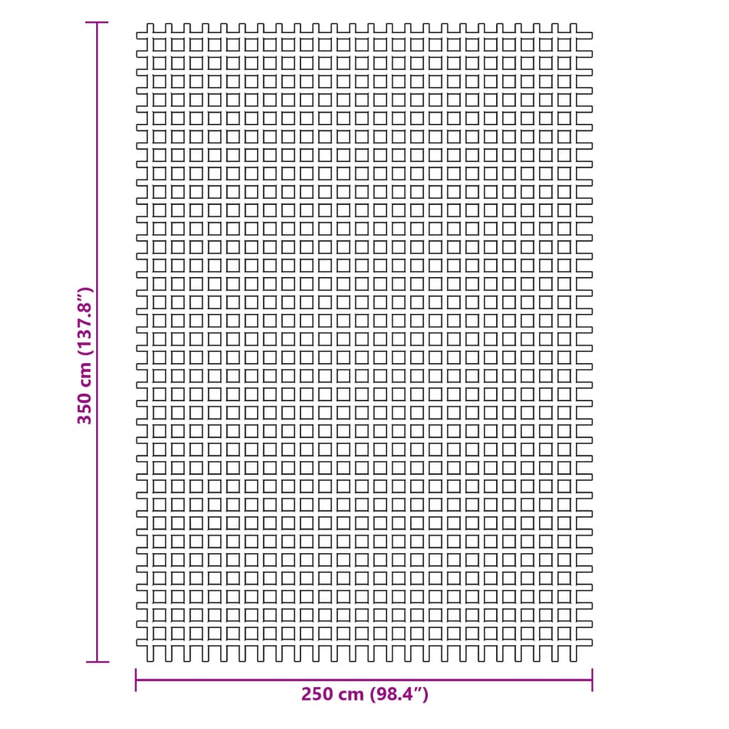 Tent Carpet Blue 3.5x2.5 m