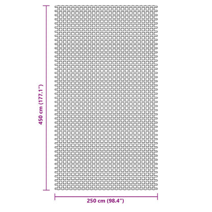 Tent Carpet Blue 4.5x2.5 m
