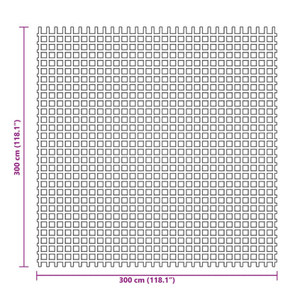 Tent Carpet Blue 3x3 m