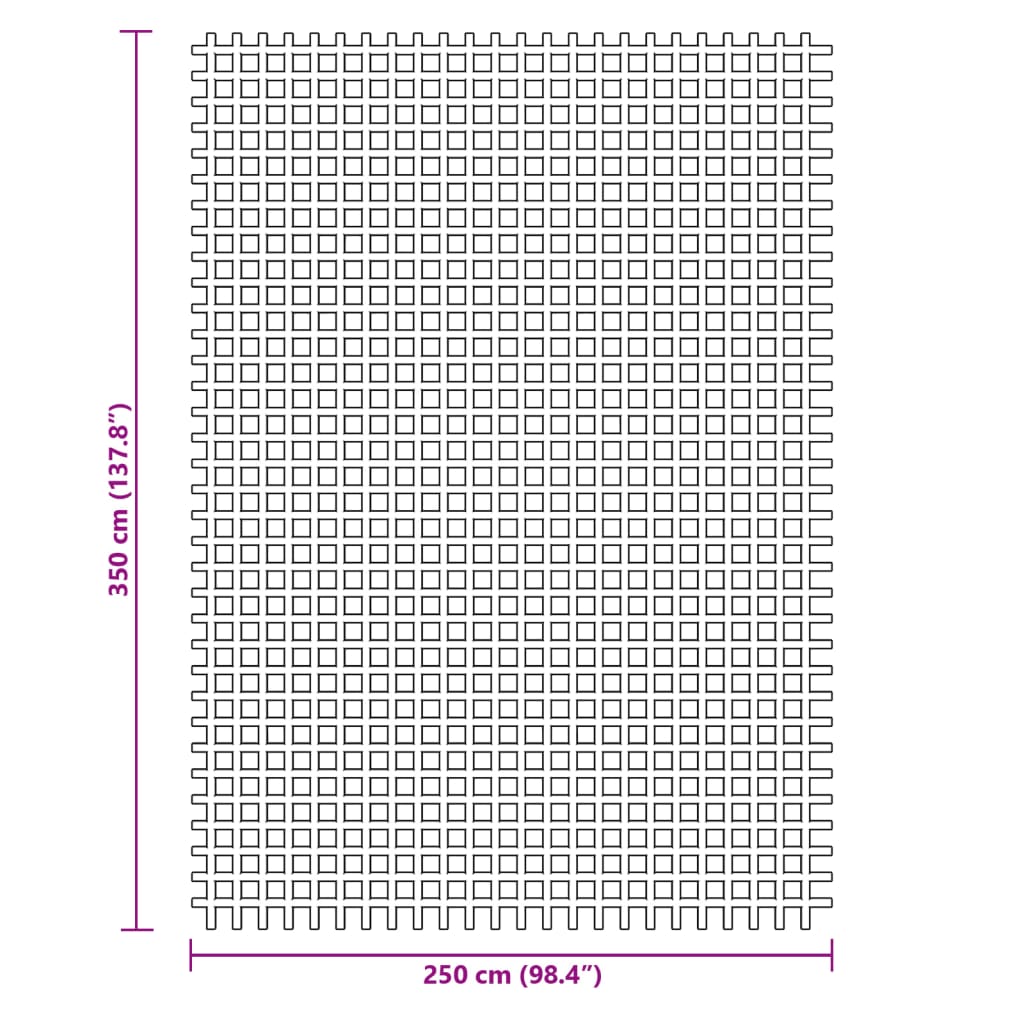 Tent Carpet Green 3.5x2.5 m