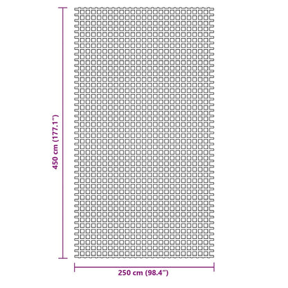 Tent Carpet Green 4.5x2.5 m