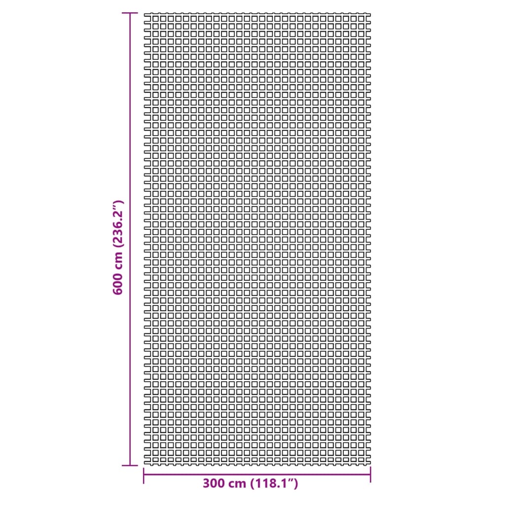 Tent Carpet Green 6x3 m