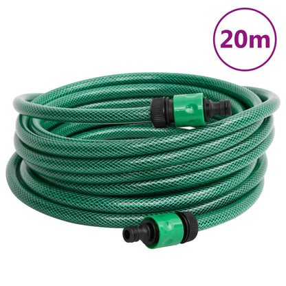 Free Standing Green Hose Reel with 20 m Hose PVC