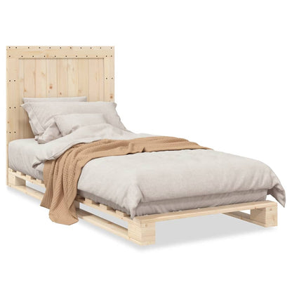 Bed Frame | Natural Pine | Solid Pinewood | Single size | Durable