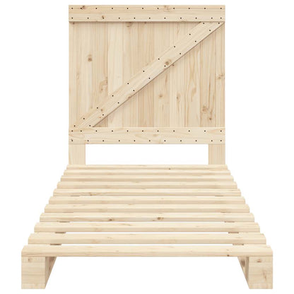 Bed Frame | Natural Wood | Solid pinewood | Single | Durable | Bed Frame